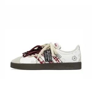 Adidas Neo Кроссовки для скейтбординга VL Court Lifestyle, унисекс, низкие, серо-коричневые