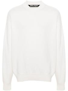 Palm Angels джемпер с монограммой, нейтральный цвет