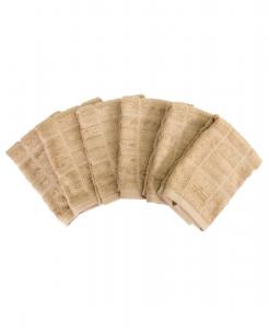 Набор из 6 однотонных тканых кухонных полотенец All-Clad, Cappuccino