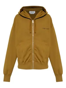 Толстовка на молнии с капюшоном Alexander Mcqueen, коричневый