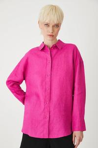 Льняная рубашка Medicine, розовый
