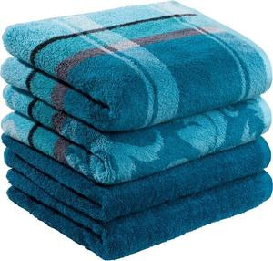 Полотенце Erwin Müller 4er-Pack 117439, 50x1x100 см цвет petrol