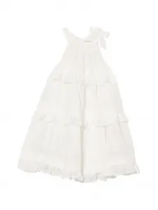 Миди-платье Patience ZIMMERMANN Kids, бежевый