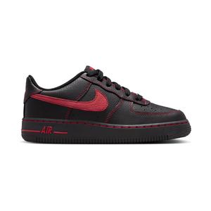 Кроссовки Nike Air Force 1 Lv8 для начальной школы_черные/университетские красно-черные-черные Nike, красный