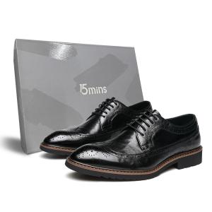 Мужские черные туфли