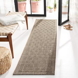 Ковер-дорожка SAFAVIEH, 69 x 305 см, Palm Beach Collection, Silver, дизайн Sisal, без линьки и простой в уходе, идеален для помещений с высокой проходимостью в гостиной, спальне (PAB359D)