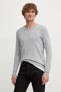 Свитер из смесовой шерсти Pepe Jeans НОВЫЙ ANDRE V NECK, серый