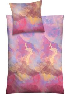 Постельное белье Solero из сатина в цвете Kleine Wolke, 155 x 220 + 80 x 80 см