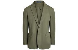 Polo Ralph Lauren Пиджак из стретч-чино для делового костюма мужской Green