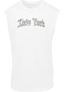 Топ NEW YORK WORDING SLEEVELESS  Mister Tee, белый