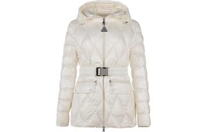 Пуховик женский белый Moncler