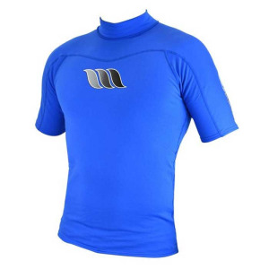 Рашгард West Lycra Core Short Sleeve, синий