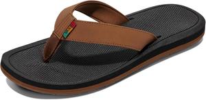 Черные синтетические мужские сандалии Nexpa от Vans, Dachshund/Black/Rasta