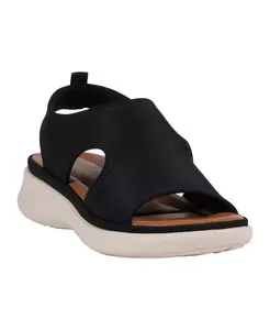 Женские сандалии Romy Stretch Lycra на платформе GC Shoes, черный