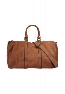 Дорожная сумка из натуральной кожи, производство Италия Forty, цвет Cognac