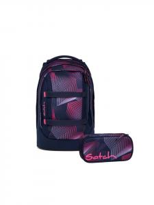 Satch Набор школьных рюкзаков PACK Seismic Pink, 2 предмета, фиолетово-розовый