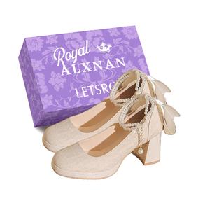 Туфли на высоком каблуке, женские, шампанского цвета Alxnan, Champagne+Box