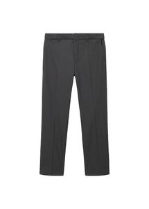 Узкие брюки MANGO MAN Ravel, темно-серый