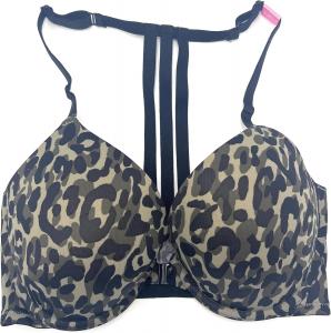 Бюстгальтер-пуш-ап Victoria's Secret Pink Wear Everywhere, застежка спереди, Leo/Camo