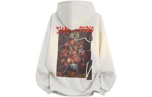 Толстовка Unisex Hooded Moderate Heavyweight ZIAREL, белый heather серый