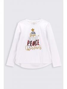 Толстовка Coccodrillo T-Shirt mit langen Ärmeln, белый