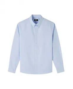 Футболка с логотипом Грега A.P.C., синий