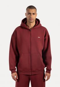 Толстовка Smilodox CEDRIK BASIC ZIPPER, Bordeaux