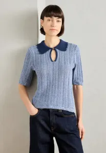 Футболка с воротником и принтом Scotch & Soda, Infinity Melange