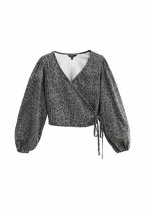 Блуза Next REGULAR FIT , Leopard Print/Light Grey