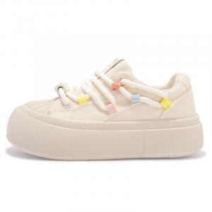 SNXR Низкие женские кроссовки для скейтбординга бежевого цвета