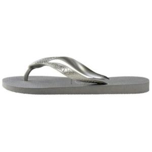 Резиновая подошва Быстросохнущие шлепанцы Женские Серый Серебристый Havaianas