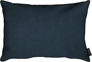 АПЭЛТ декоративная подушка "Рубин", чехол на подушку с наполнителем, 1 шт APELT 35х45 см, синий
