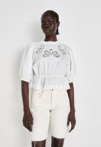 Блуза BOHO Gina Tricot, белый