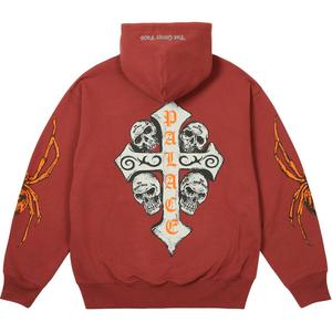 Толстовка с капюшоном PALACE, коричневый