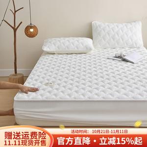 Boyang Простыня на резинке 180х200 см с парой наволочек, хлопок Синьцзян, цвет Pearl White