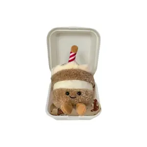 Милый креативный подарочный набор для чаепития с плюшевой куклой 14см PUDOWRABBIT