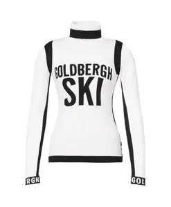 Вязаный свитер с длинными рукавами Noemi Goldbergh, белый