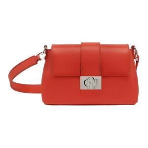 Furla Квадратная сумка из коровьей кожи Женская наплечная сумка через плечо Тубас Цитрусовый апельсин