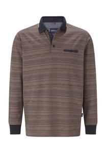 Рубашка поло с длинными рукавами alrenti Babista, коричневый