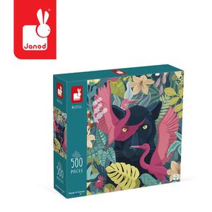Janod, пазл художественный Мистическая пантера, 500 шт.