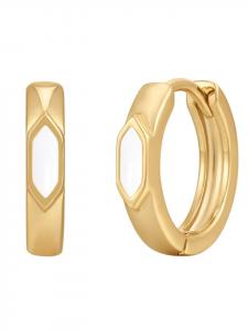 Glanzstücke München Серьги из стерлингового серебра с отделкой из желтого золота