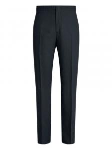 Брюки с эластичной талией Zegna, синий