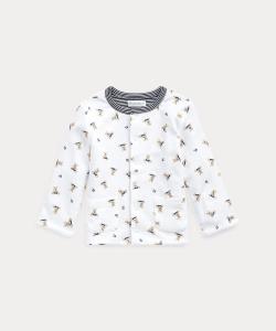 (Детский) Двусторонний кардиган с медвежонком