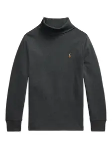 Хлопковая толстовка POLO RALPH LAUREN KIDS, зеленый