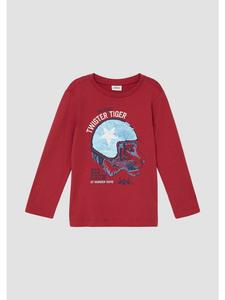 Футболка цвета 3407_кораллово-красный s.Oliver