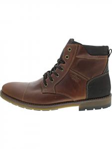 Rieker Коричневые ботильоны на шнуровке