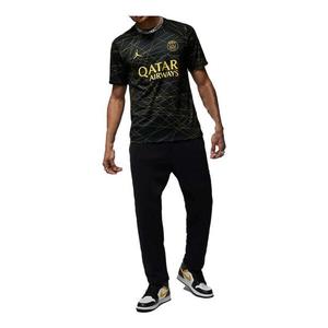 Футболка psg 2023 24 стадион форс джерси Air Jordan, черный