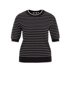 Вязаный топ WE Fashion, черный