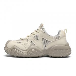 Уродливо-милые дышащие устойчивые к истиранию низкие кеды женские ZHR, бежевый