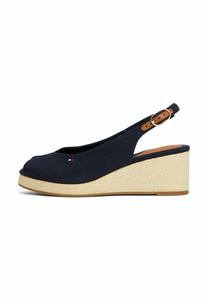 Босоножки на танкетке FLAG MID SLINGBACK - Espadrilles Tommy Hilfiger, темно-синий